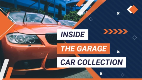 Modello di progettazione del post in miniatura del canale YouTube per la recensione dell'auto