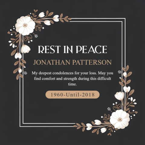 Plantilla de diseño floral para tarjetas conmemorativas elegantes y minimalistas.