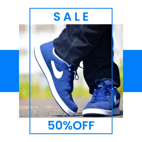 Sneakers Social Media Post Design Template