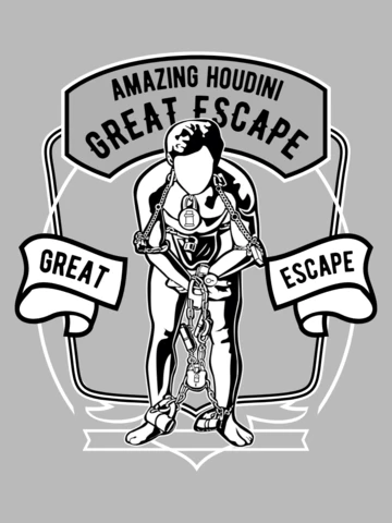 The Great Escape Character T-Shirt Design Template