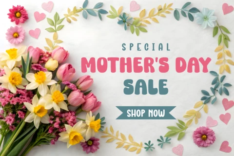 Lovely Floral Mother's Day Sale Template | Editable Design for Spring Promotions