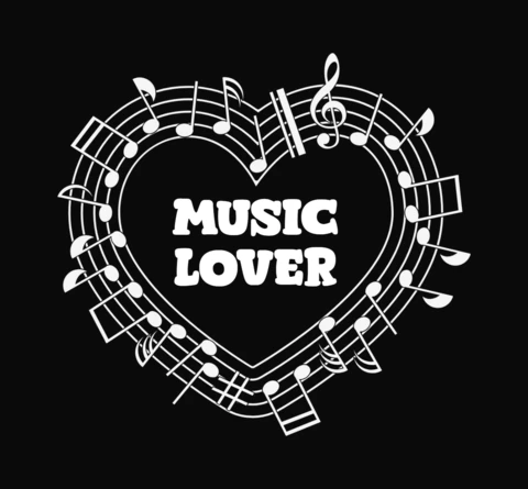 Classical Music Lover T-Shirt Design Template