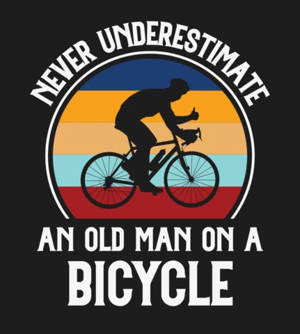 Modèle de t-shirt homme à bicyclette
