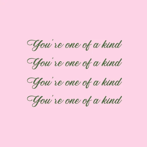 Unique Affirmation Instagram Post Design Template