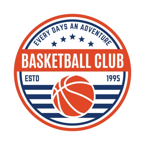 Basketball Sports Club Logo Design Template