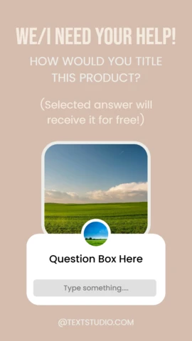 Concurso de nombres de productos gana productos gratis instagram story post design template