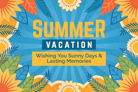 Modèle de design de vacances d'été vibrant pour des journées ensoleillées et des souvenirs durables