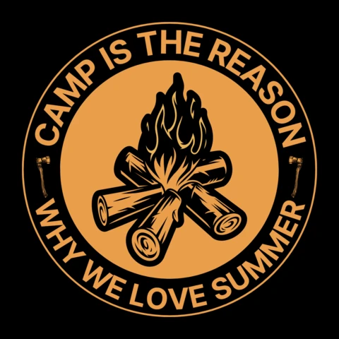 Modèle de t-shirt pour les amoureux du camping