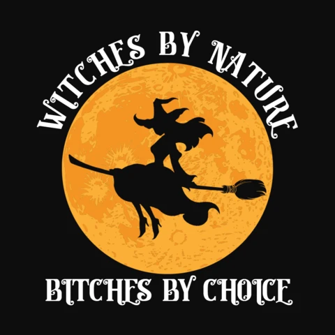 Hexe von natur aus schlampe von wahl t-shirt vorlage