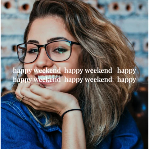 Stylish Weekend Vibes Instagram Post Design Template