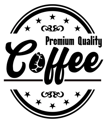 Coffee Label Logo Design Template