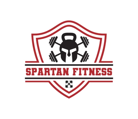 Spartan Fitness Gym Logo Design Template