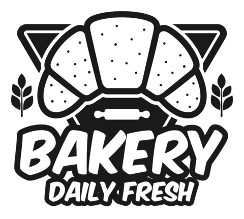 Daily Fresh Bakery Logo Design Template