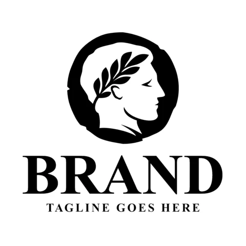 Medieval Coin Logo Design Template