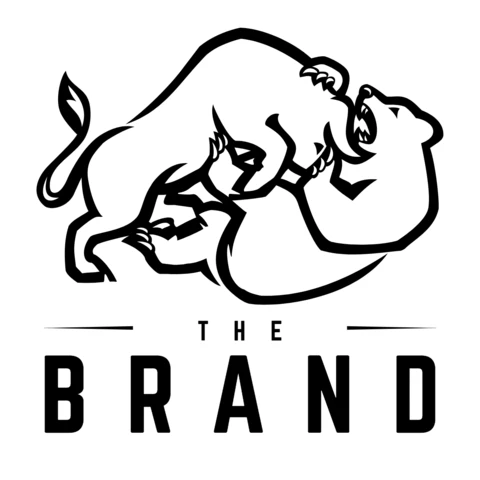 Szablon logo byk kontra niedźwiedź