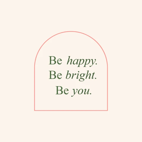 Positive Affirmation Quote Instagram Post Design Template