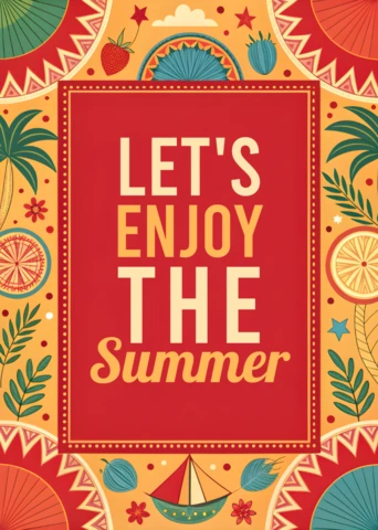 Vibrant Mexican Summer Celebration Design Template for Festive Events