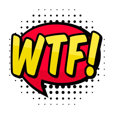 Wtf ! pop art comic style text effect template