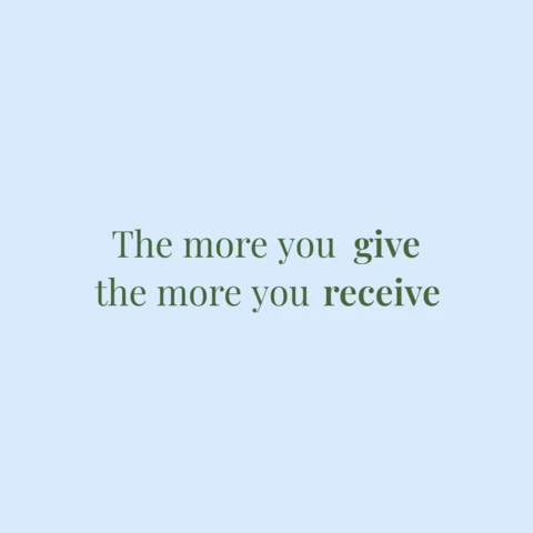 Give and Receive Quote Instagram Post Design Template