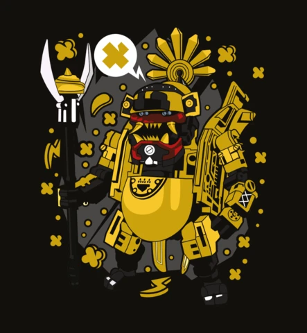 Modèle de t-shirt de la culture pop Dirty man gold