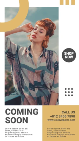 Woman Fashion And Style Instagram Story Post Design Template