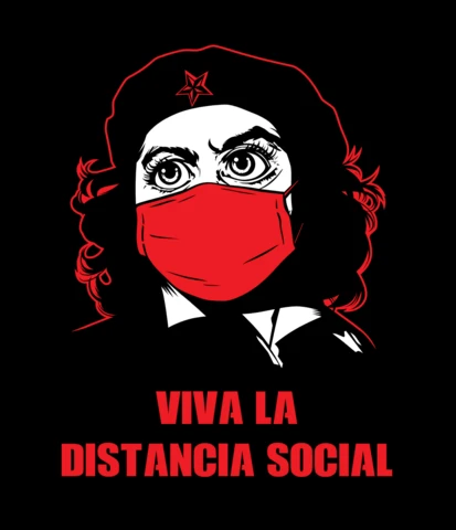 Che Guevara Woman Parody T-shirt Design Template