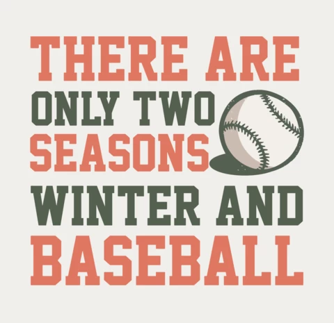 Baseball Quote Vintage T-shirt Design Template