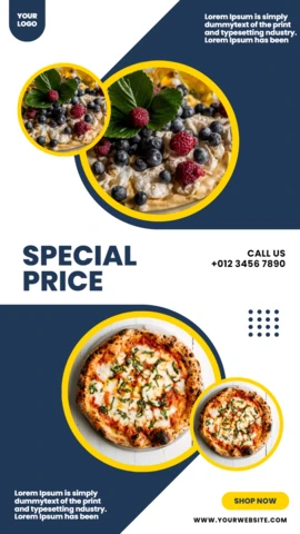 Striking Promotional Collage Instagram Story Post Design Template
