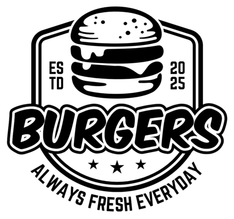 Fresh Burger Logo Design Template