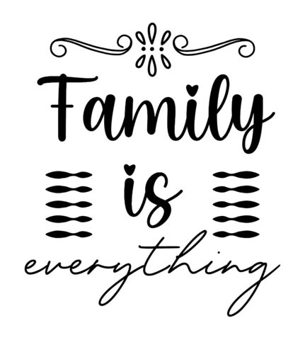 Family Is Everything T-Shirt Design Template