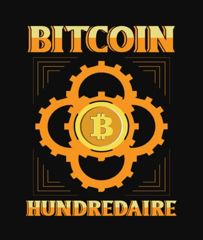 Bitcoin Hundredaire T-Shirt Design Template
