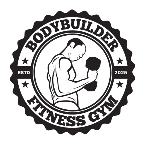 Modelo de design de logotipo de academia de musculação