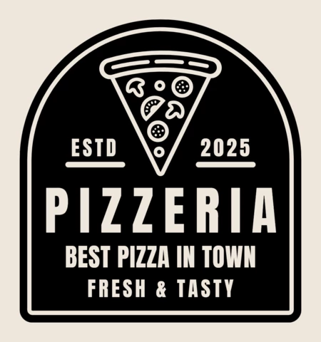 Modello di logo per pizzeria