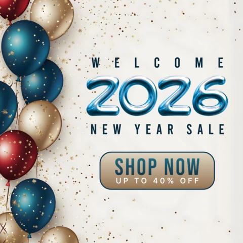 Welcoming 2026 with Celebration and Joy Card Template