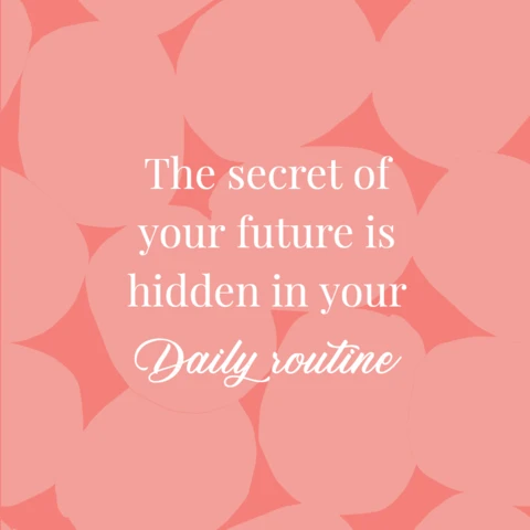 Soft Color Abstract Daily Routine Quote Instagram Post Design Template