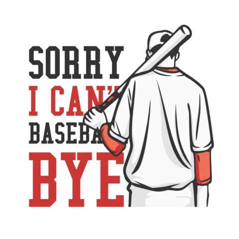Baseball Player Vintage T-shirt Design Template