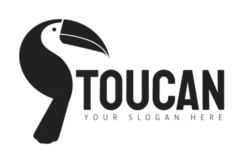 Toucan Bird Logo Design Template
