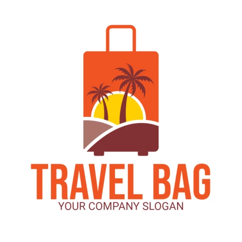 Modèle de logo pour les sacs de voyage