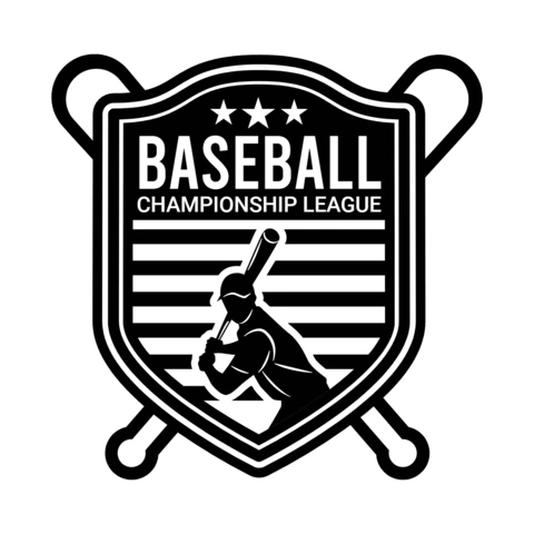 Baseball Championship League Sports Logo Design Template