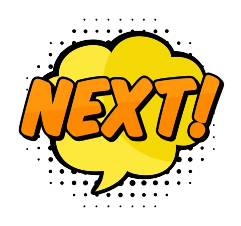 Next ! pop art comic style text effect template