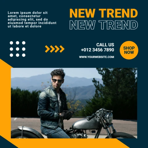 New Trend Fashion Sale Instagram Post Design Template