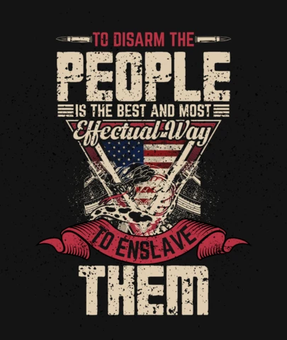 To Disarm The People Usa T-Shirt Design Template