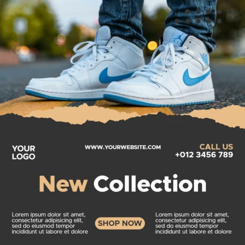 Banner for instagram post template design