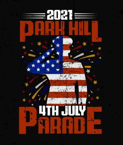 Park Hill 4th July T-Shirt Design Template