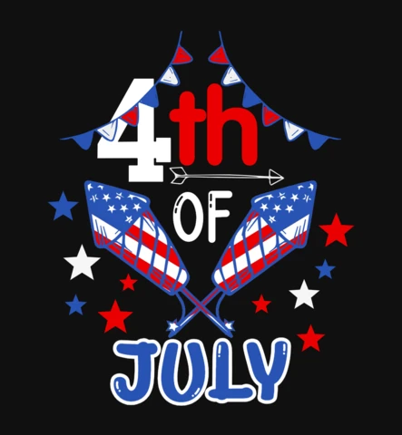 Szablon koszulki America 4th of July