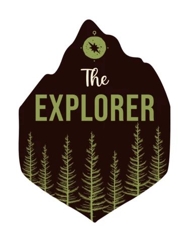 The Explorer Badge Template Design