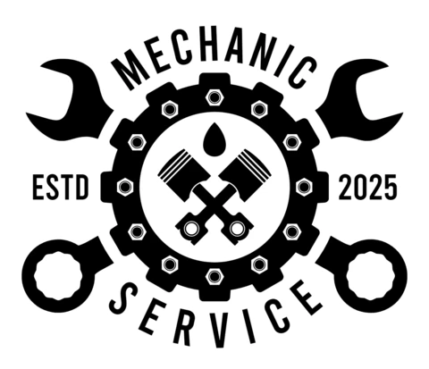 Mechanic Service Logo Design Template