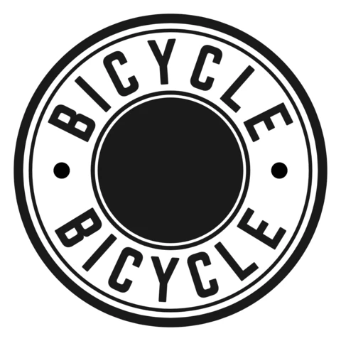 Bisiklet dükkanı logo tasarım şablonu