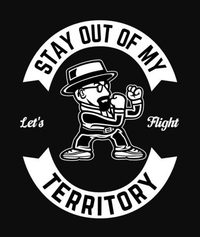 Modèle de conception de t-shirt avec citation de Breaking Bad et personnage de Heisenberg