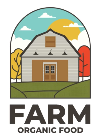 Farm Food Organic Food Logo Template Design